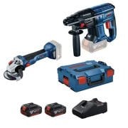 Bosch GBH 180-LI Kırıcı Delici + GWS 18V-10 Taşlama