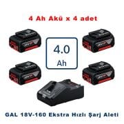 Bosch GBH 187-LI + GWS 18V-10 + GSB 18V-50 + GDR 18V-200 + GLI 18V-1900