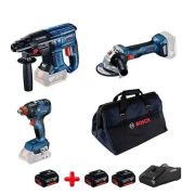 Bosch GBH 180-LI + GWS 180-LI + GDX 18V-200