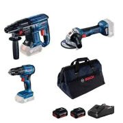 Bosch GBH 180-LI + GWS 180-LI + GSB 185-LI