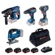 Bosch GBH 180-LI + GSR 18V-50 + GDR 18V-200 + GST 185-LI