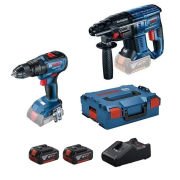 Bosch GBH 180-LI Kırıcı Delici + GSB 18V-50 Matkap