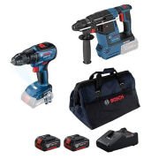 Bosch GBH 18V-26 Kırıcı Delici + GSR 18V-50 Vidalama