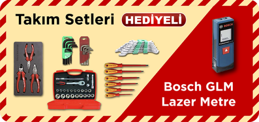 El Aletlerinde 15.000 TL üstüne Bosch Lazer Metre 