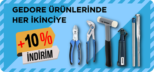 Gedore'de her 2'nci ürüne %10 EKSTRA İNDİRİM