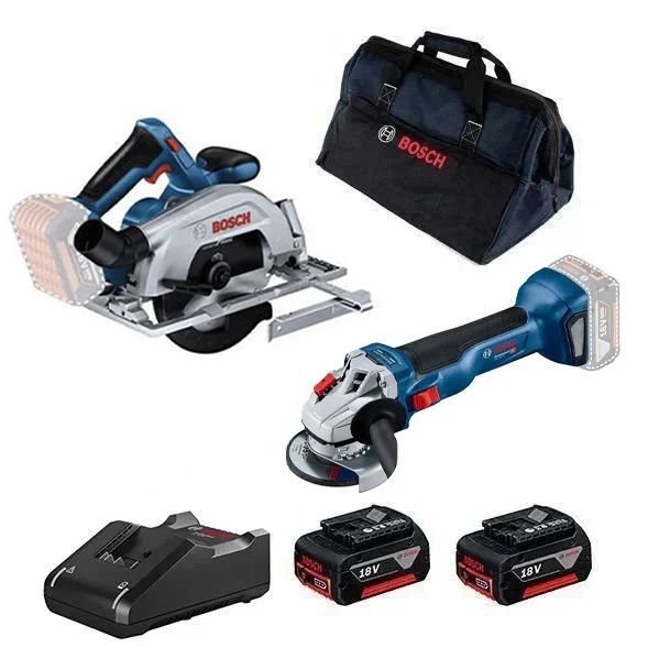 Bosch GWS 18V-10 Taşlama + GKS 185-LI Daire Testere