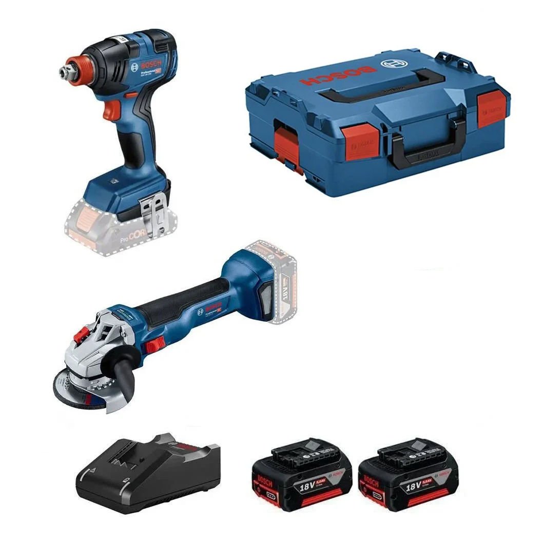 Bosch GWS 18V-10 Taşlama + GDX 18V-200 Somun Sıkma