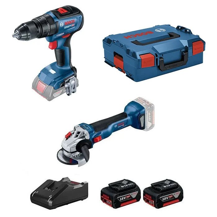 Bosch GWS 18V-10 Taşlama + GSB 18V-50 Matkap