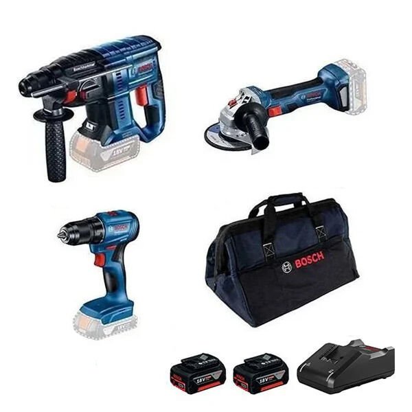 Bosch GBH 180-LI + GWS 180-LI + GSR 185-LI