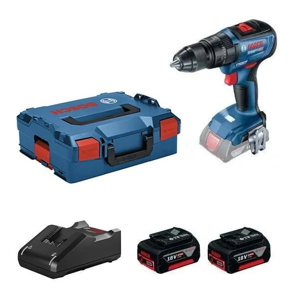 Bosch GSB 18V-50 Şarjlı Matkap 4 Ah x 2 adet